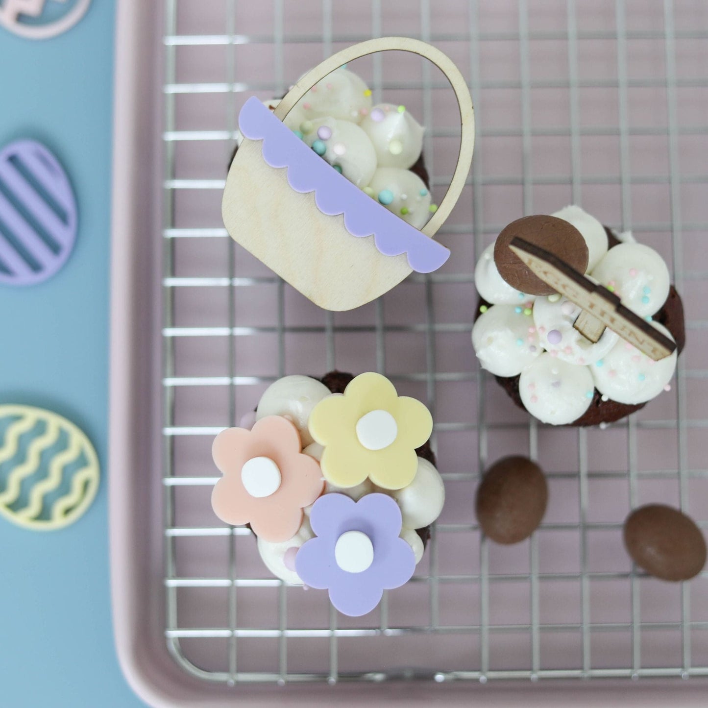 Acrylic Cupcake Charm