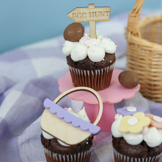 Timber Cupcake Charms