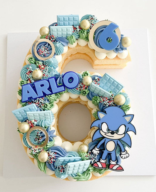 Sonic Cake Topper or Charms Package