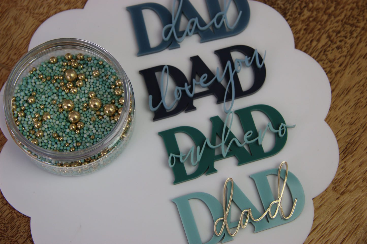 Layered DAD Charms