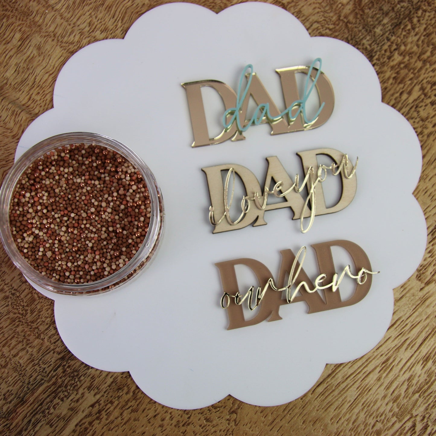 Layered DAD Charms