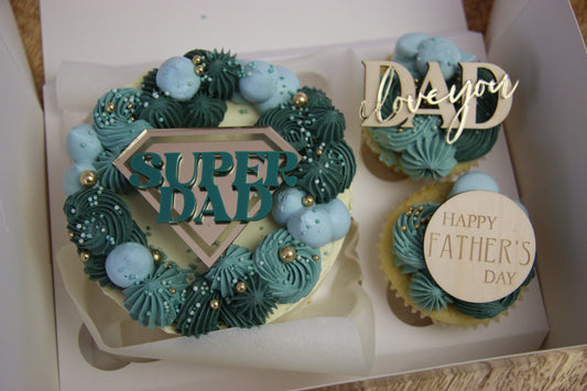 Engraved Father's Day disc topper