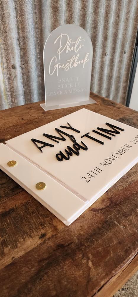 Acrylic Guest Book