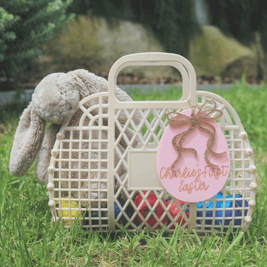 Acrylic Name Easter Tag