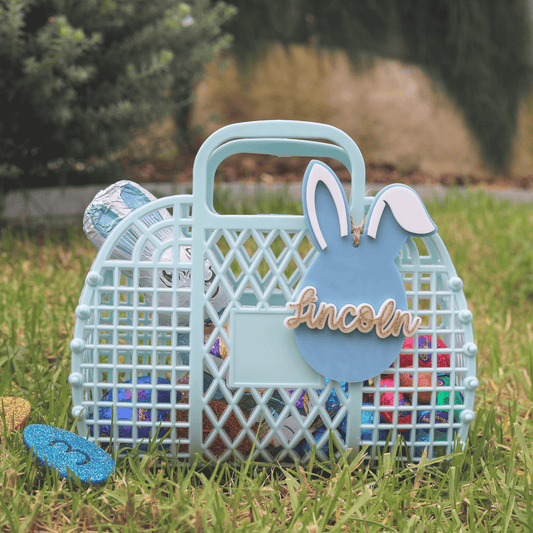 Acrylic Bunny Name Tag