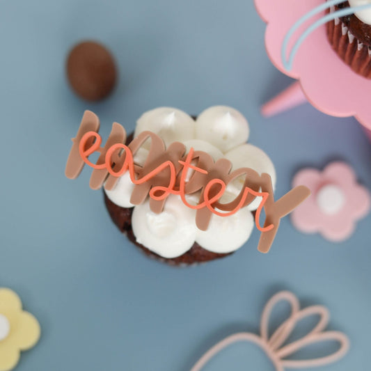 Acrylic Happy Easter Charm