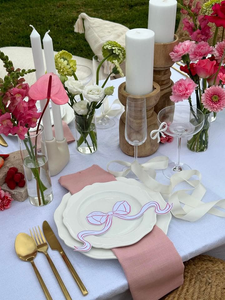 Bow Drink Tags