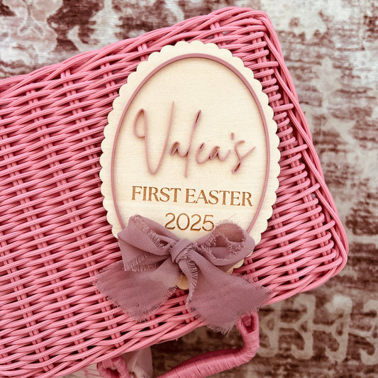 My First Easter Plaque (customisable)