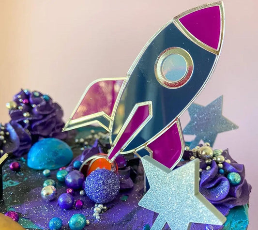 Rocketship Topper