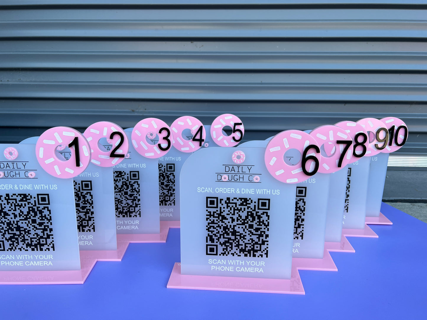 Business Socials QR Sign