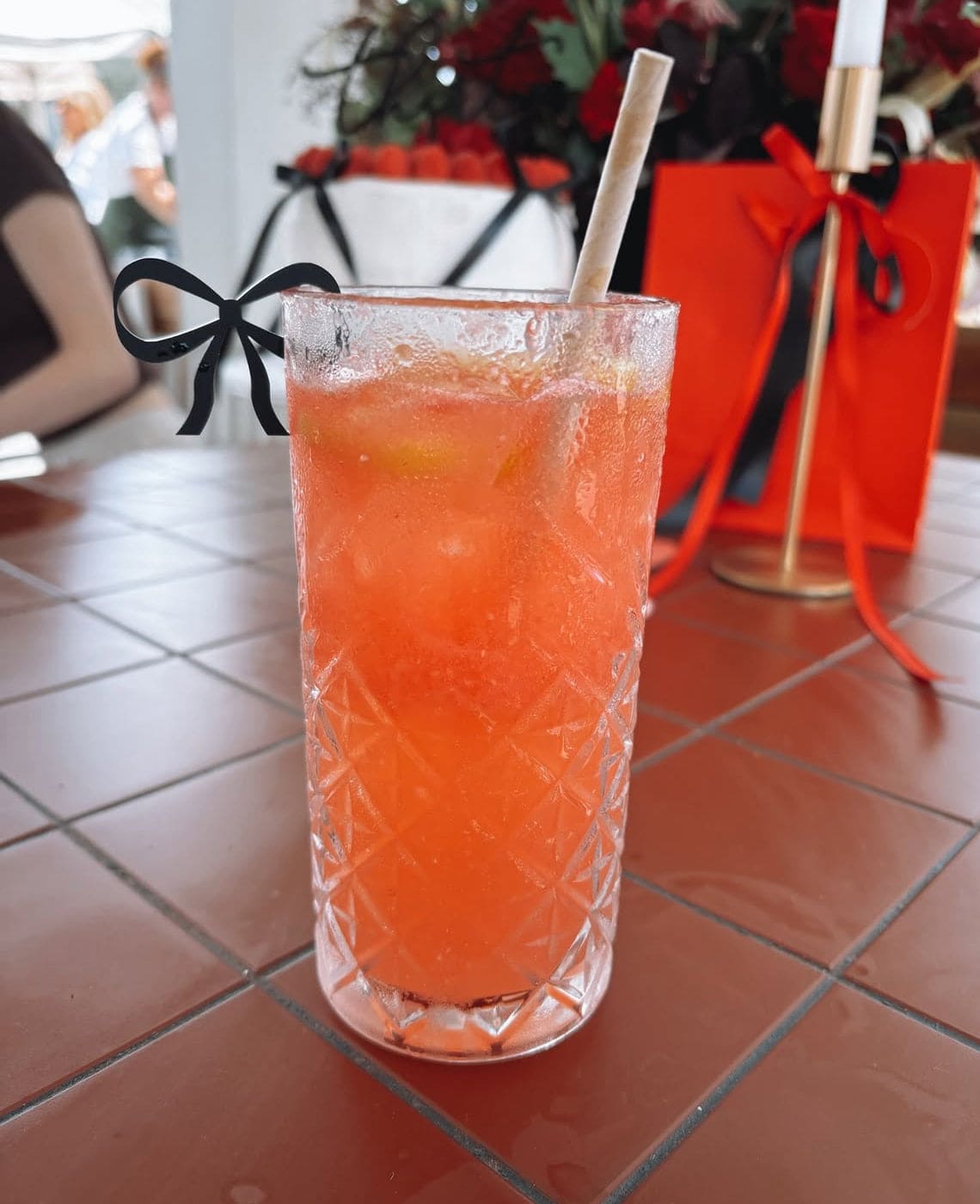 Bow Drink Tags