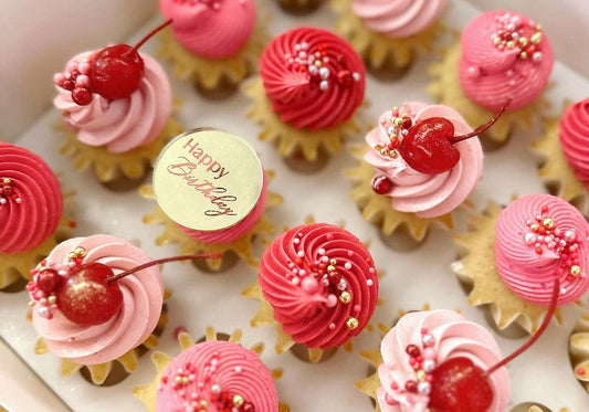 Happy Birthday Cupcake toppers/Charms