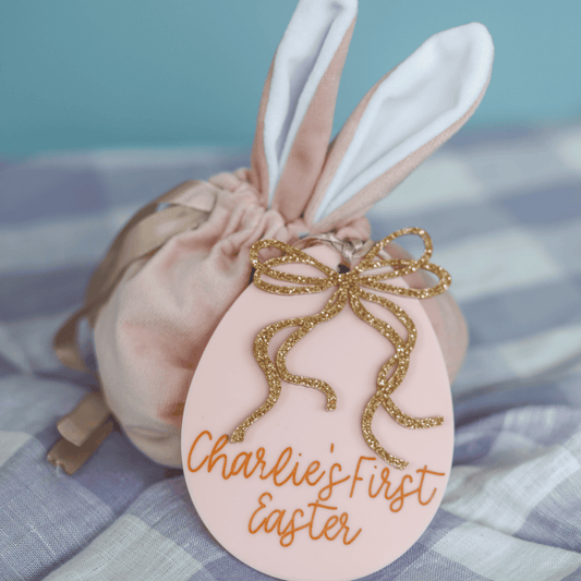 Acrylic Name Easter Tag
