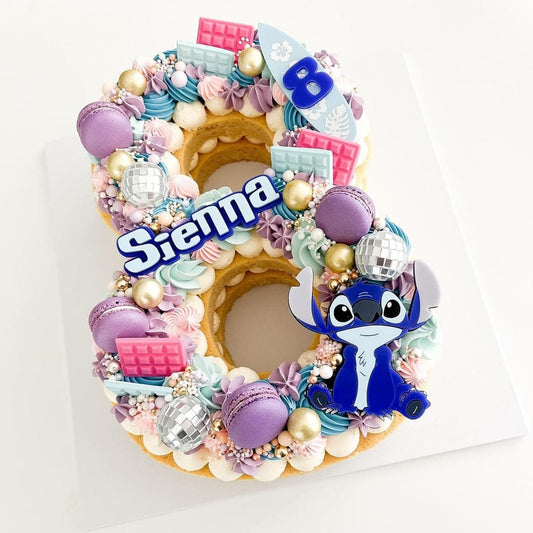 Ohana Blue Alien Bestie Cake Toppers
