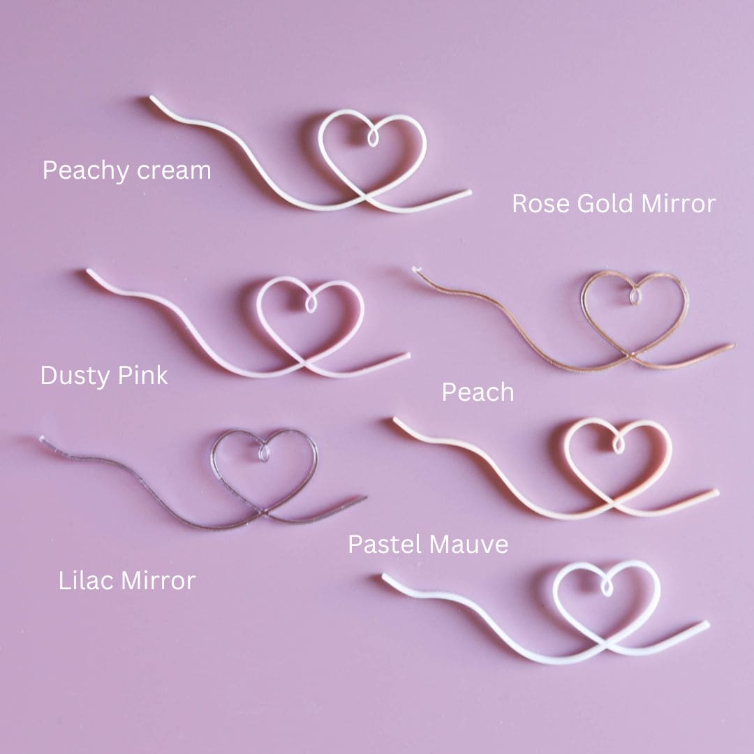Line Heart Charm