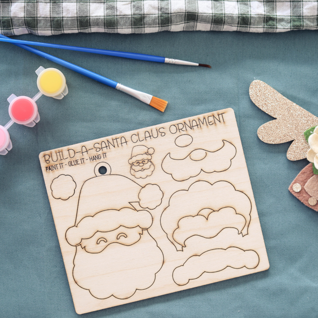 Kids Christmas DIY craft ornaments