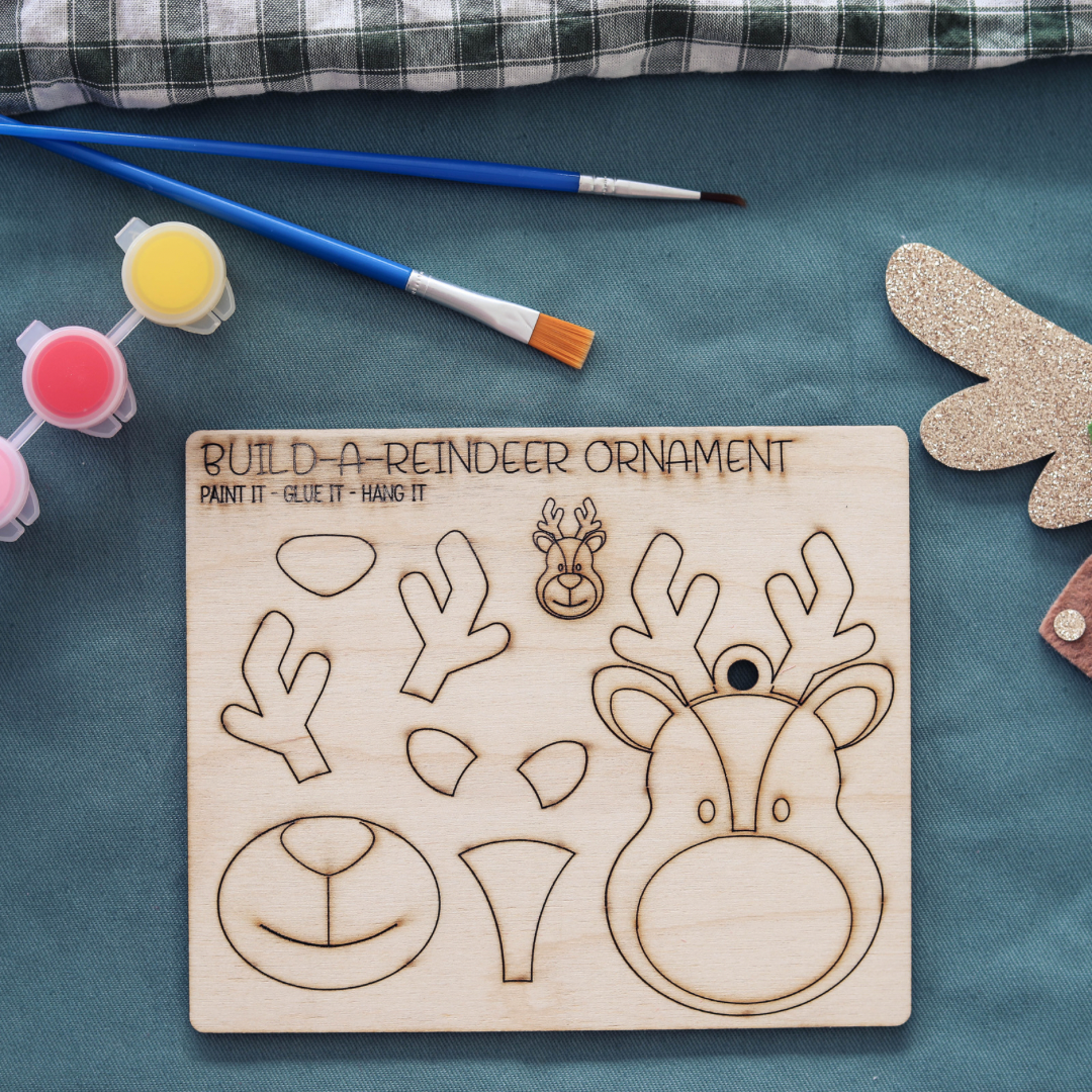 Kids Christmas DIY craft ornaments