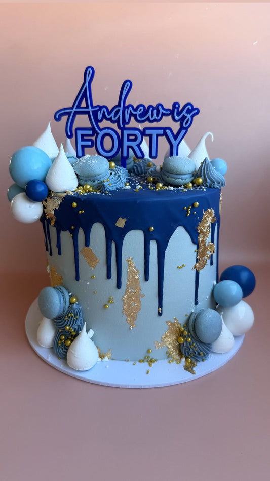 Stacked Name & Age Topper