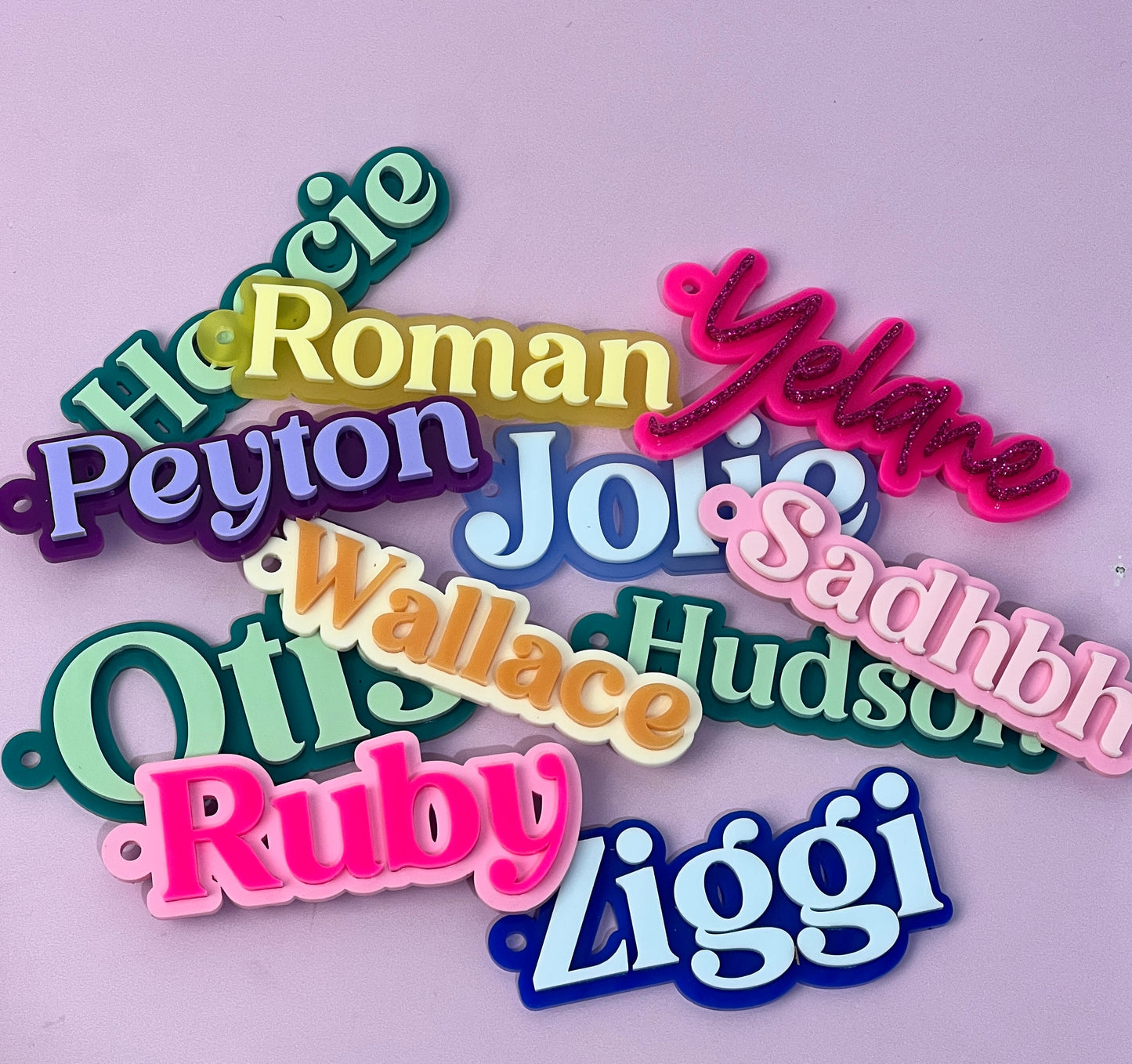 Dual Layered Bag Tags