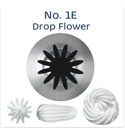 LOYAL Piping Tip Drop Flower #1E