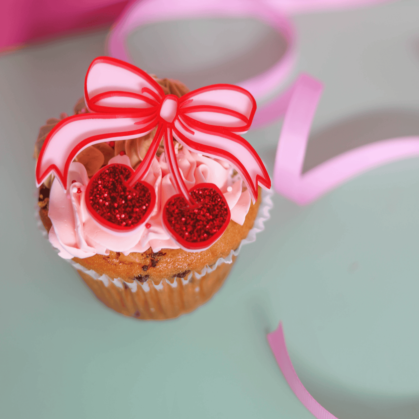 Cherry Bow Charm