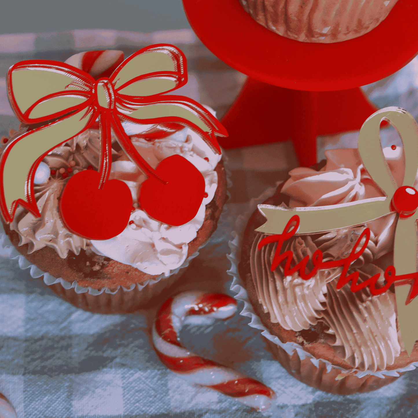 Cherry Bow Charm