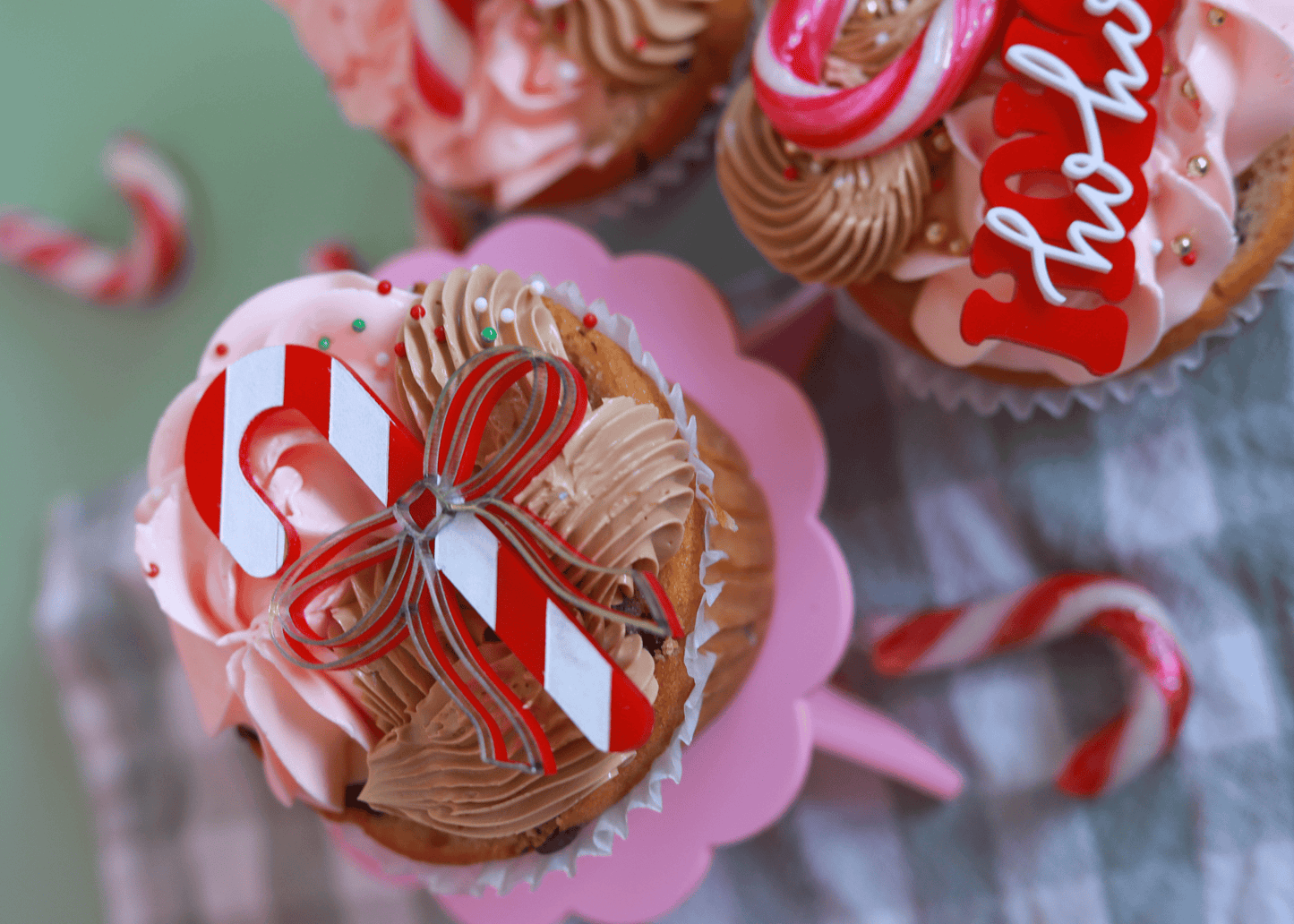 Candy Canes with Bows