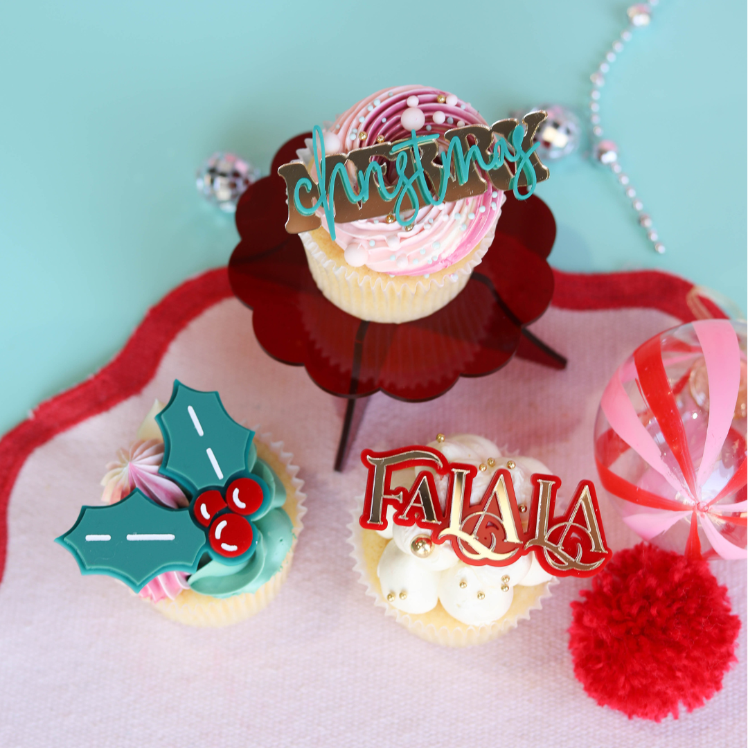 Falala Acrylic Cupcake Charm