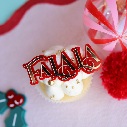 Falala Acrylic Cupcake Charm