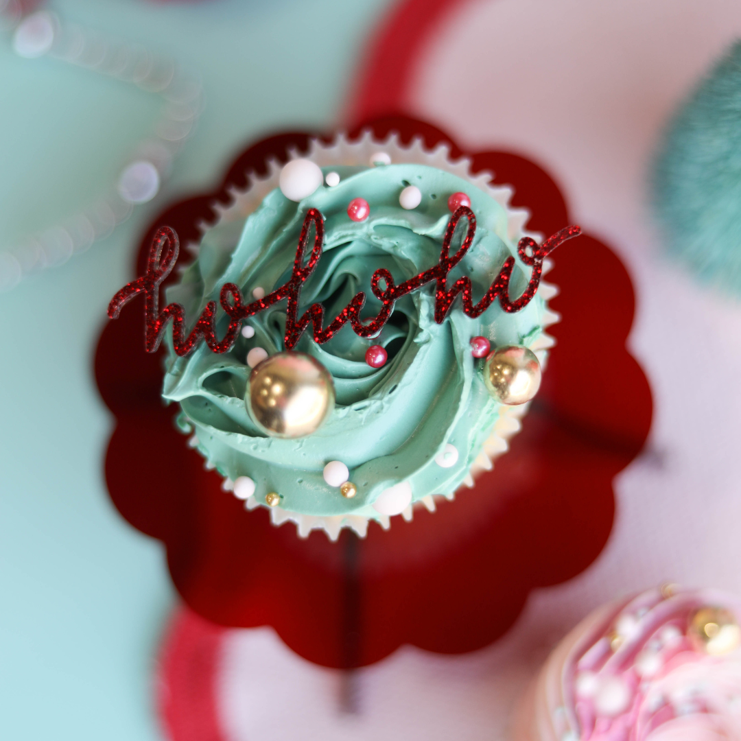 Ho Ho Ho Cupcake Charm