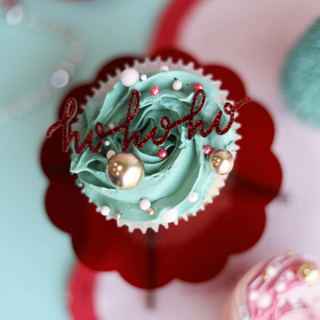 Ho Ho Ho Cupcake Charm