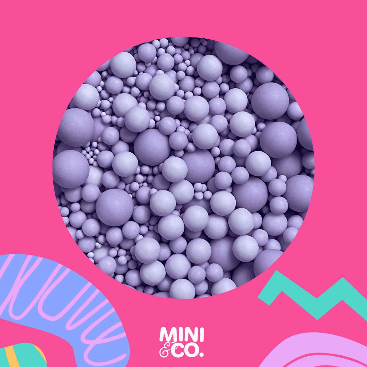 Lavender Matte Sprinkle Bubble Mix