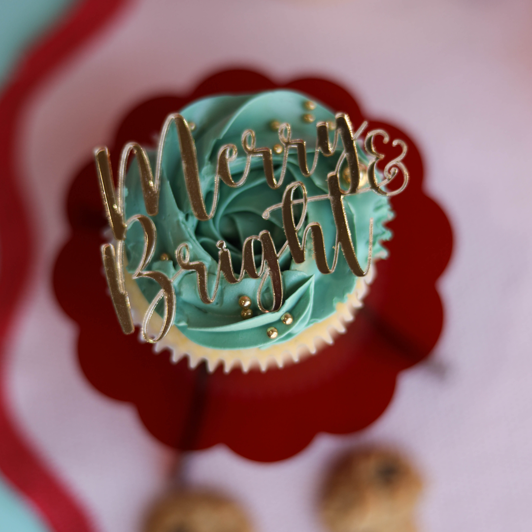 Merry And Bright Christmas Charm