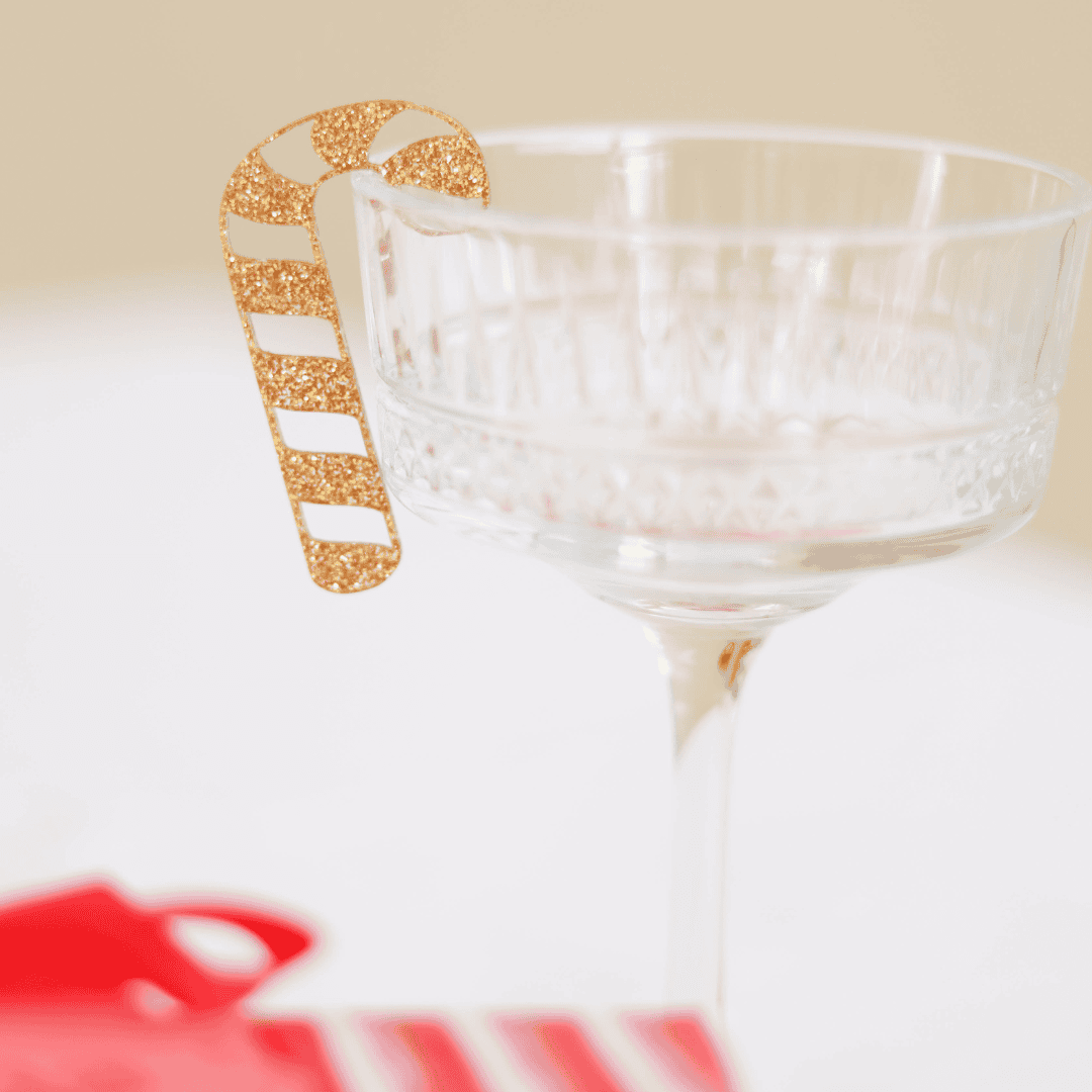 Acrylic Christmas Candy Cane Charm