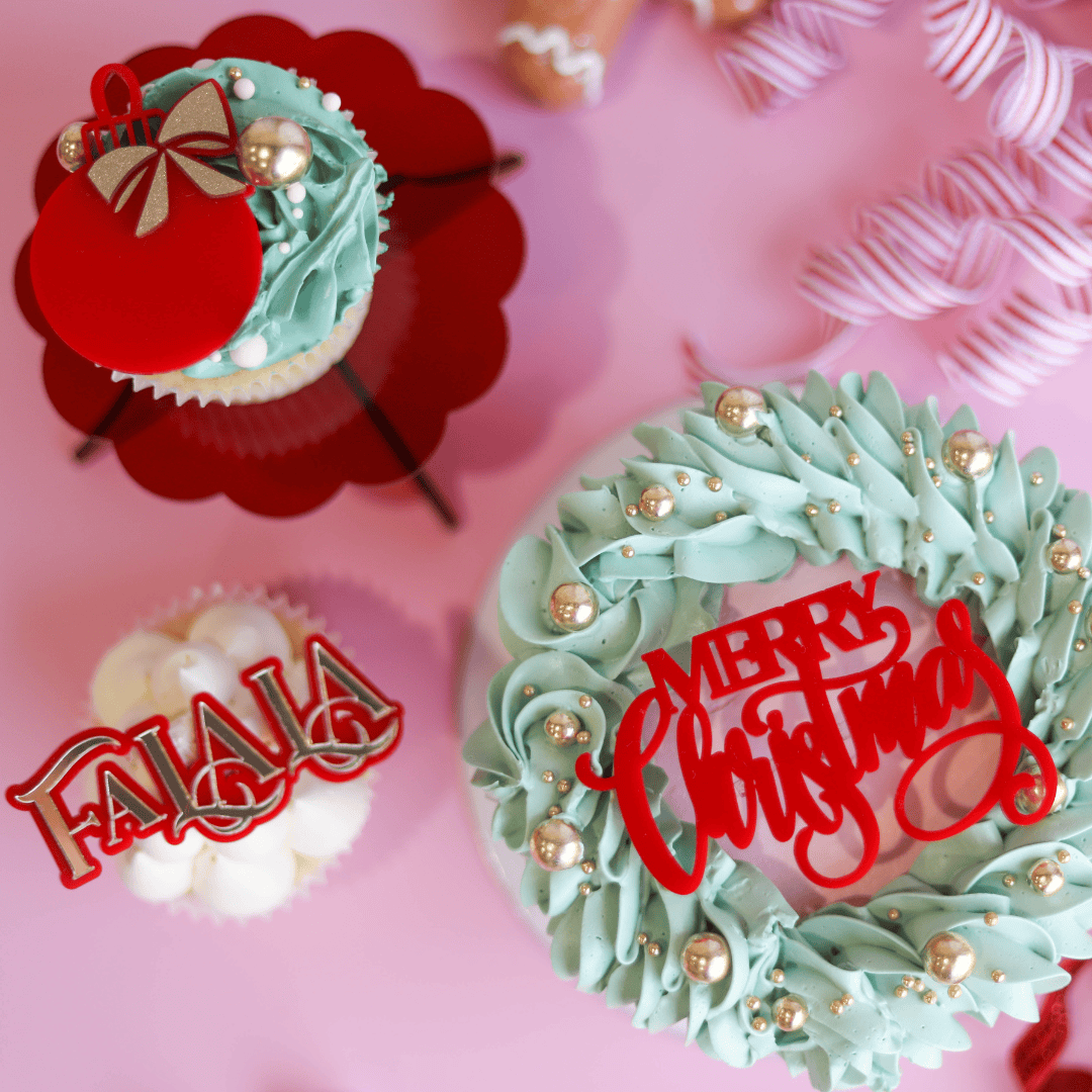 Acrylic Merry Christmas Charms