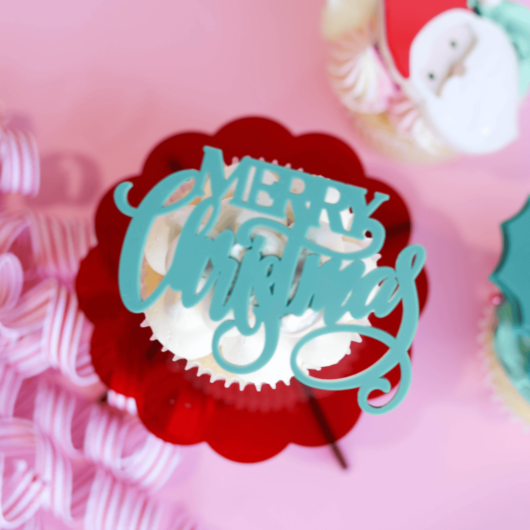 Acrylic Merry Christmas Charms