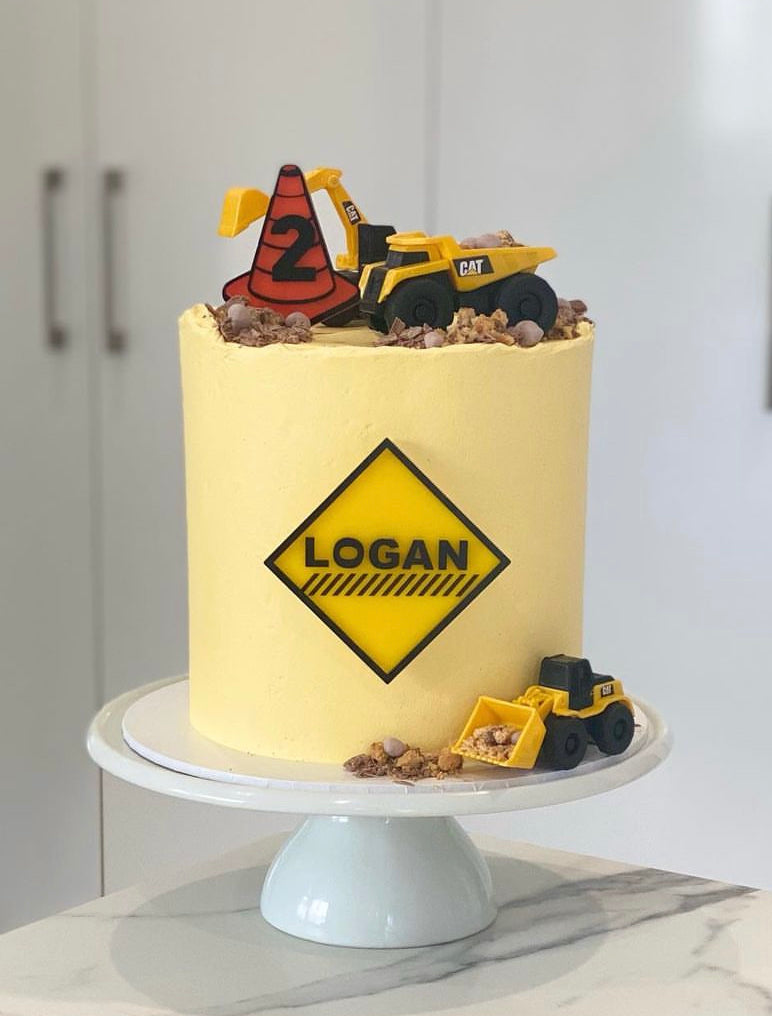 Construction Cake Topper