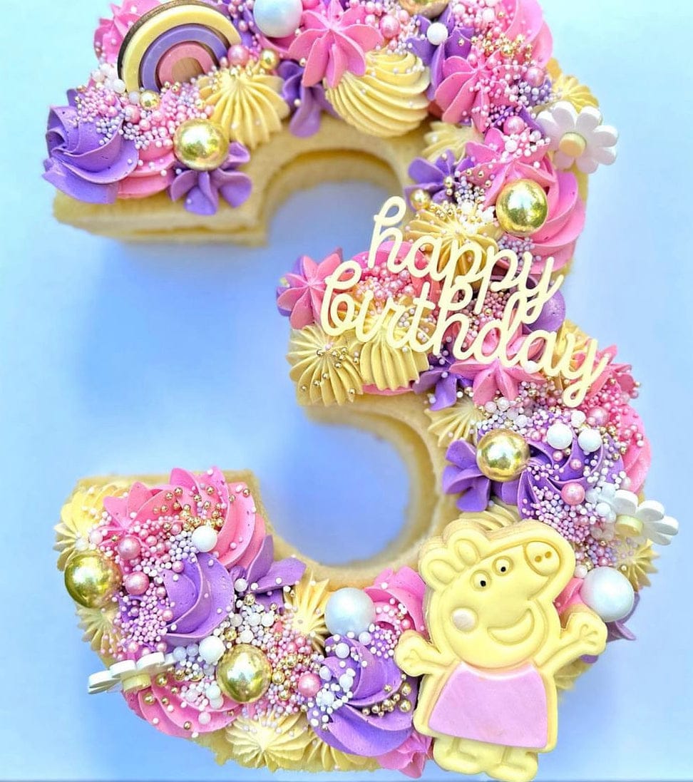 3pk of Happy Birthdays Charms- bubble font