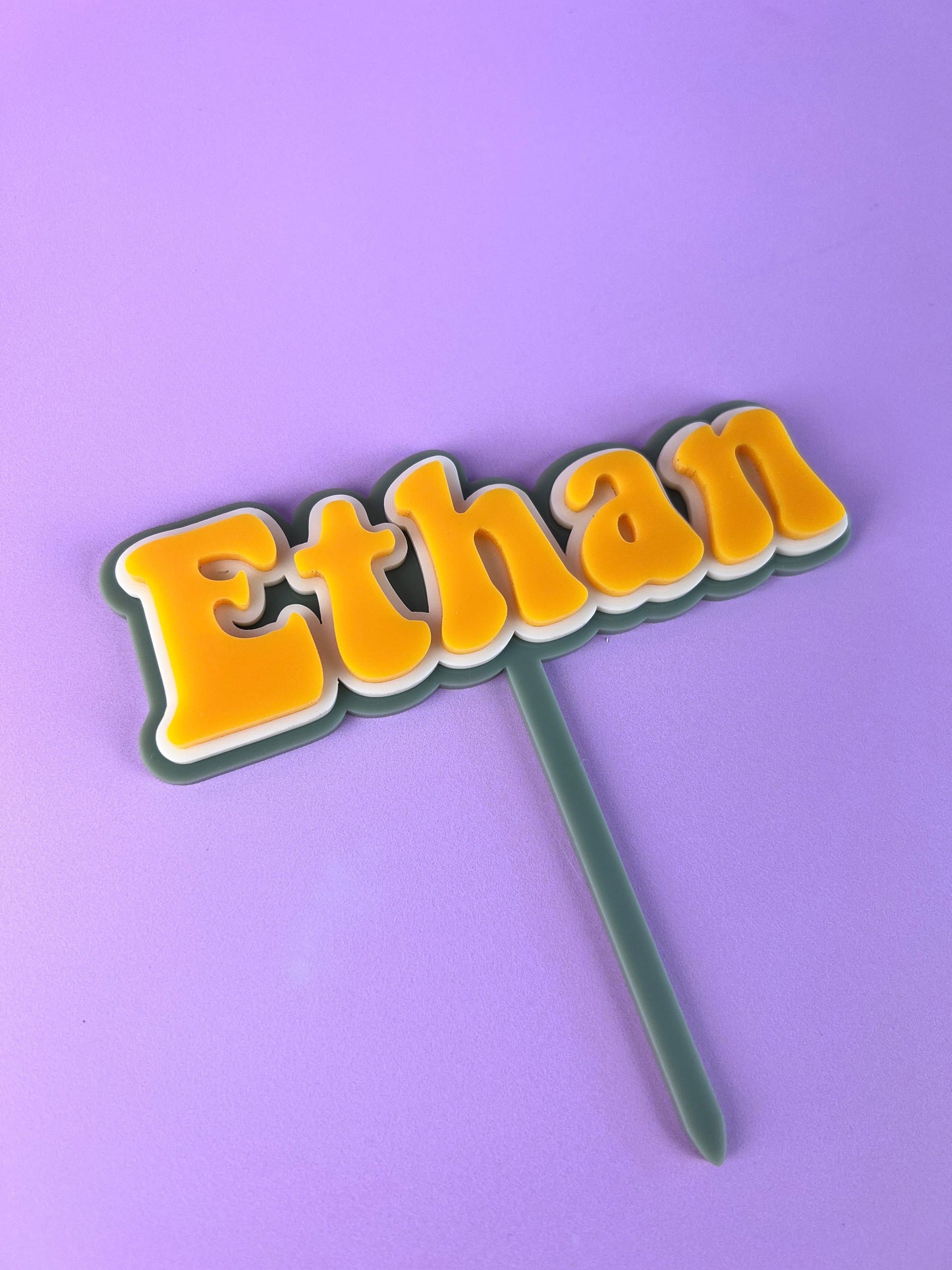 Triple Layered Retro Style Topper