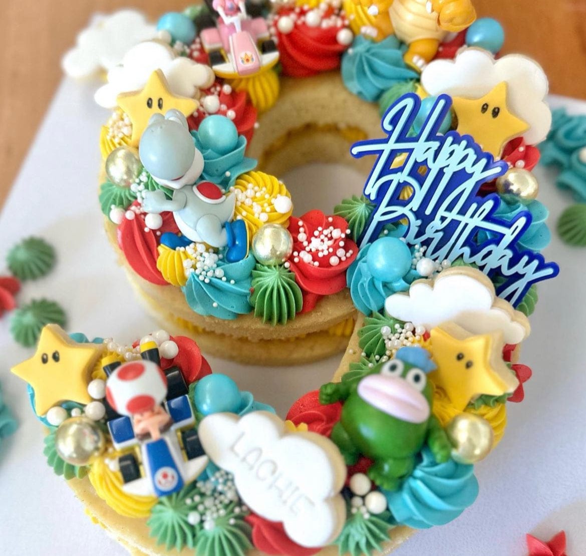 Dual Layered Happy Birthday Charms