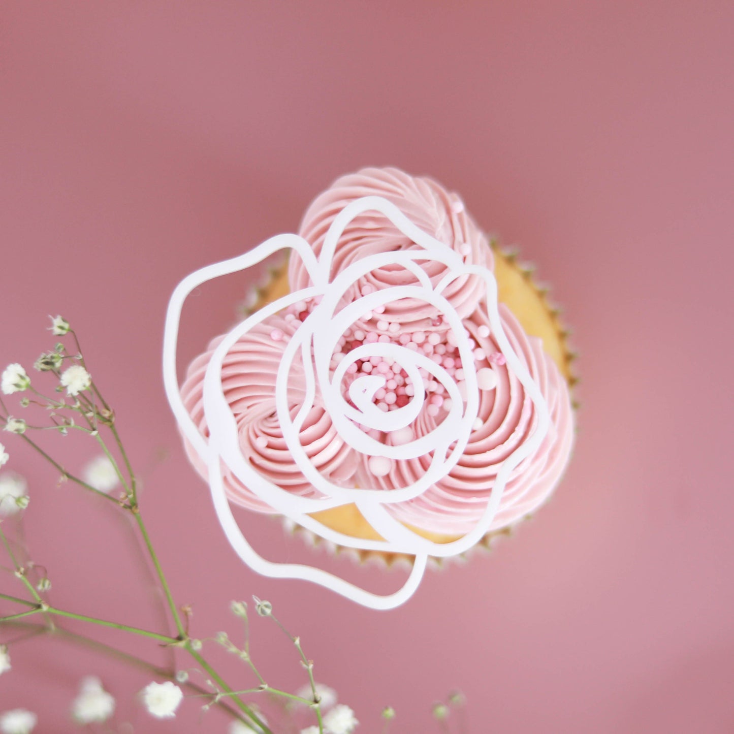 Rose Petals Line Art
