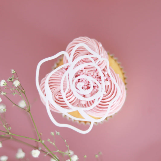 Rose Petals Line Art