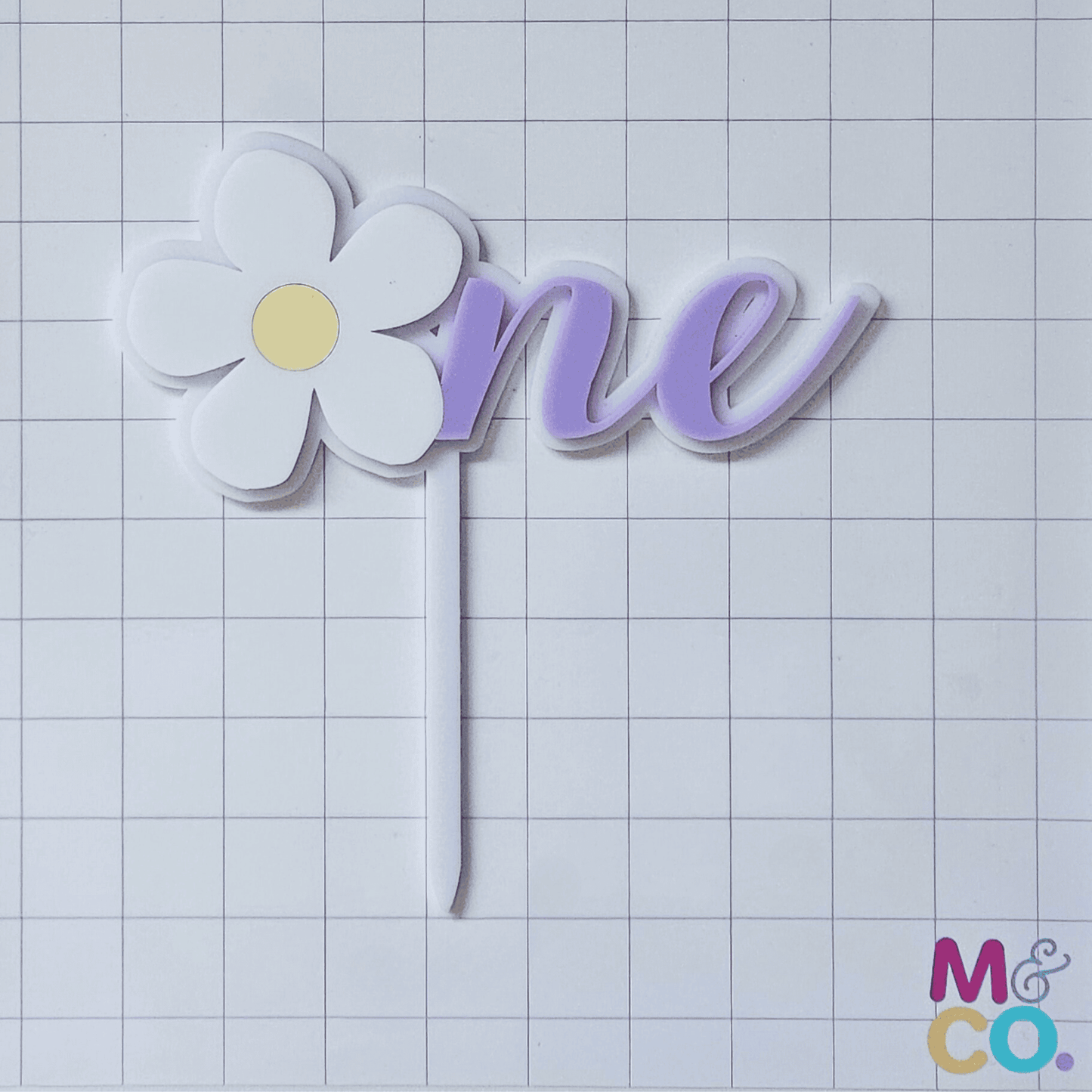 One Cake Topper