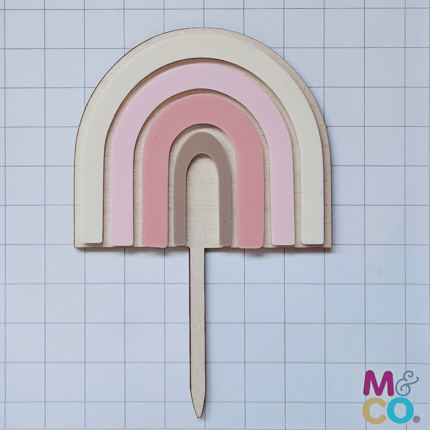 Rainbow Cake Topper