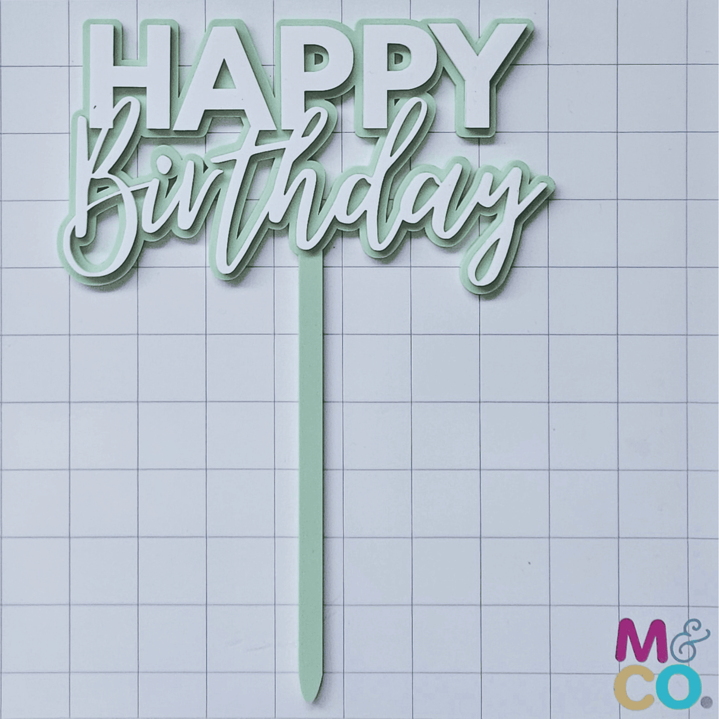 Happy Birthday Cake Topper