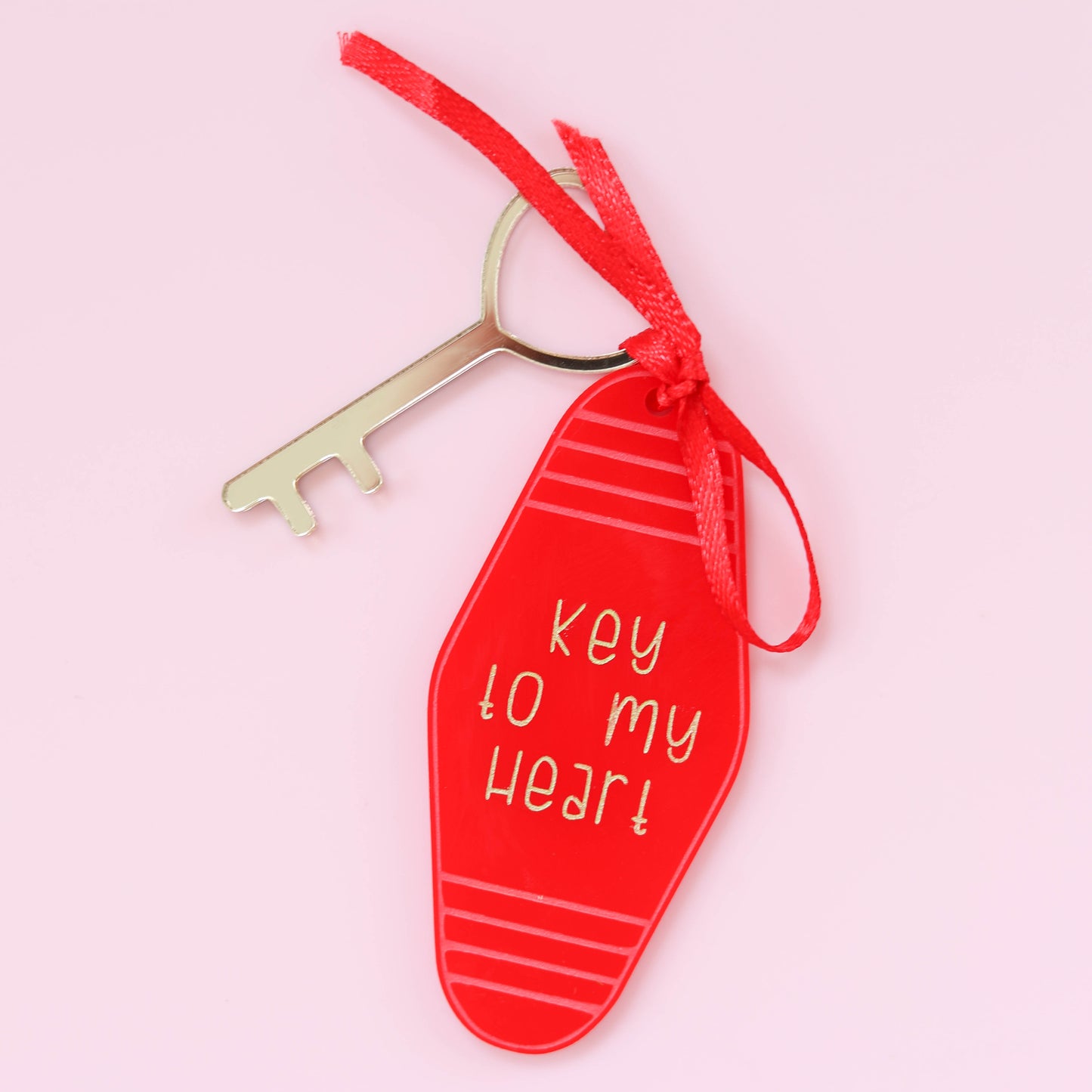 Key to my Heart acrylic Hotel Key