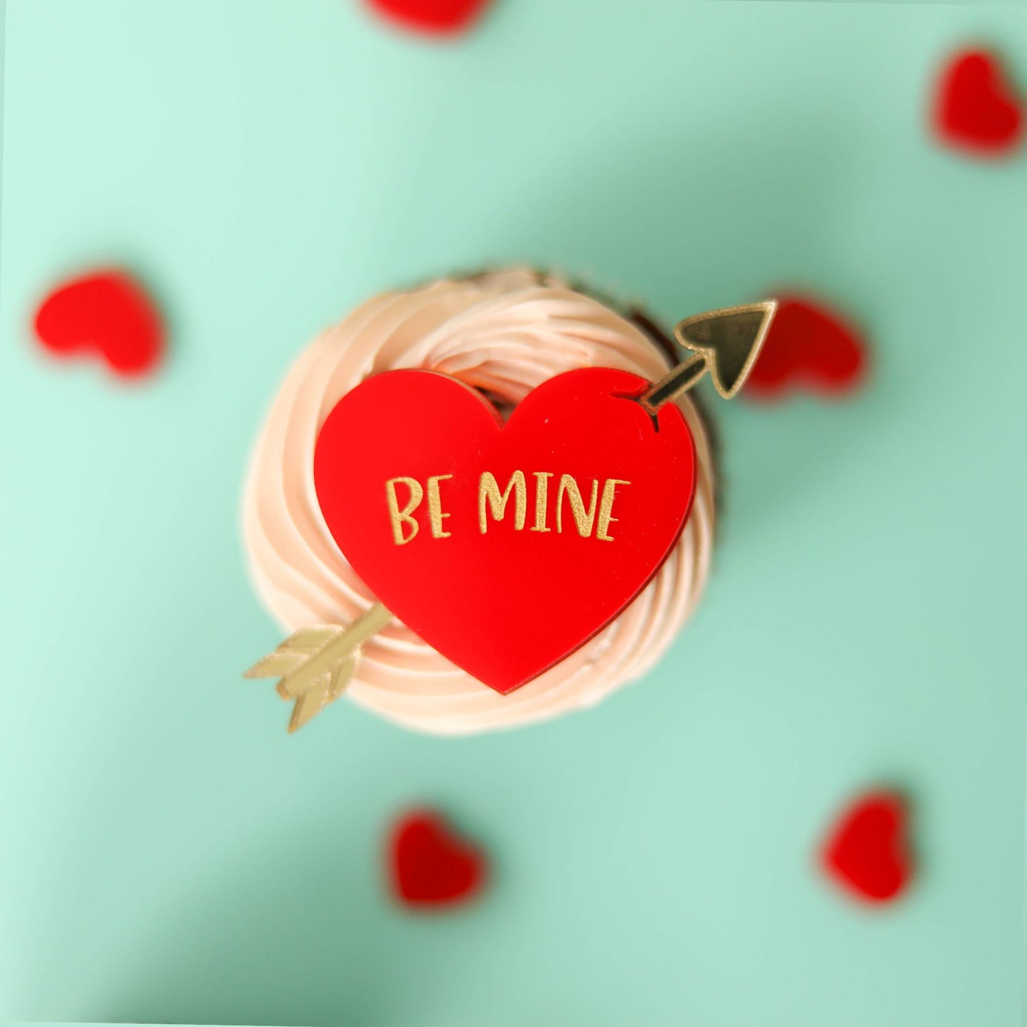Valentines Day CupCake Charm