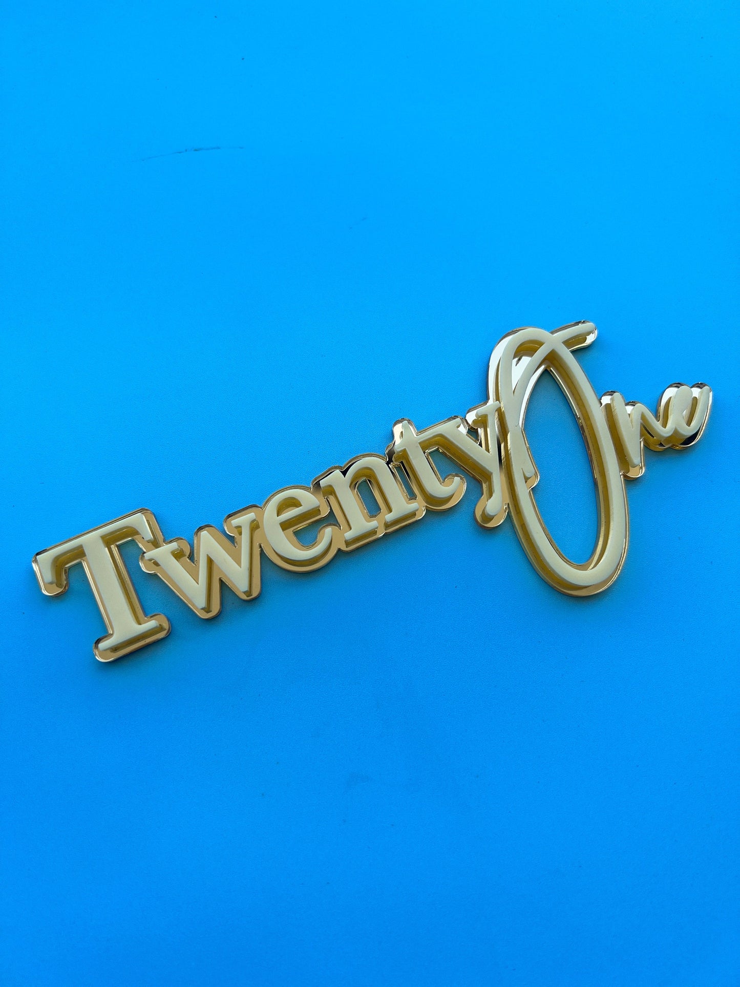 21 Cake Topper