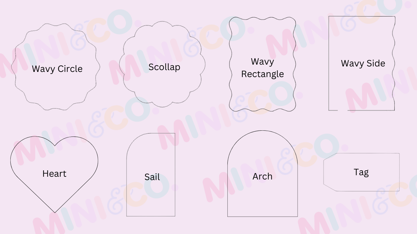 Acrylic Blanks -Arch