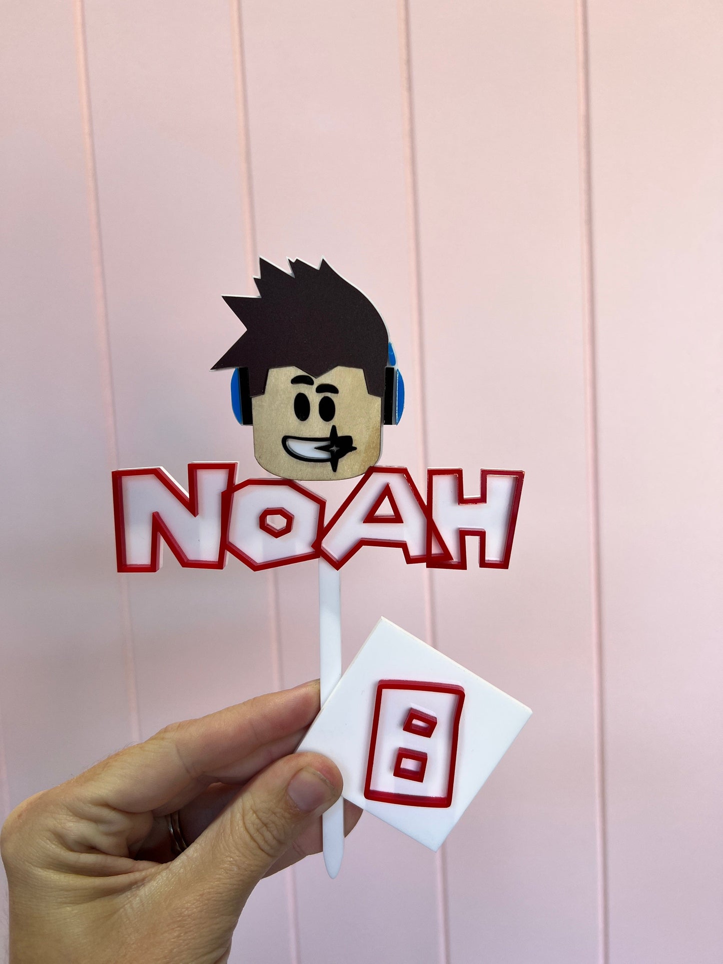 Roblox Cake Topper